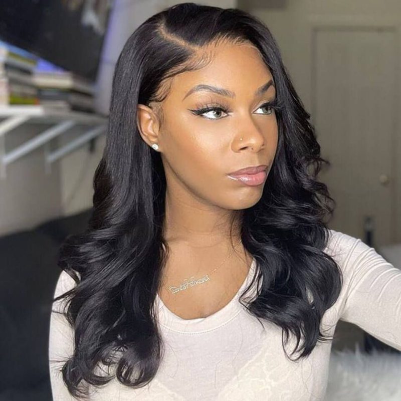 Glueless Body Wave U Part Wigs 100% Human Hair - 图片 2